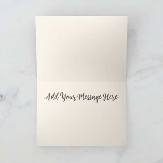 Custom Message Vintag Twin Lambs Karte (Innenseite)