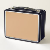Custom Metal Lunchbox - Design für warmen Sand (Rückseite)