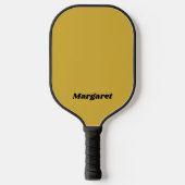 Custom Metallic Gold Pickleball Paddle with Name (Vorderseite)