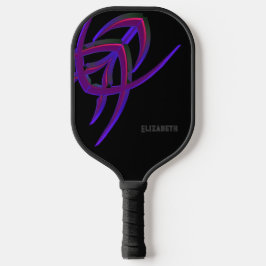 Custom Metallic Lila, blau, Personalisiert Pickleball Schläger