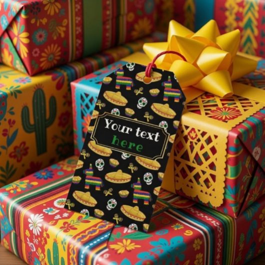 Custom Mexican Fiesta & Día de Muertos  Geschenkanhänger
