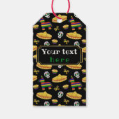 Custom Mexican Fiesta & Día de Muertos  Geschenkanhänger (Vorderseite)