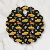 Custom Mexican Fiesta & Día de Muertos Geschenkanhänger (Rückseite)