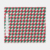 Custom MEXICO FLAG Fleecedecke (Vorderseite (Horizontal))