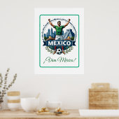 Custom Mexico National Football Team Celebration Poster (Küche)