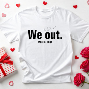 Custom Mexico Trip Familien Urlaub Sommer Strand T-Shirt