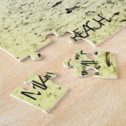 Custom Miami Beach Florida Ruhe und Entspannung Er Puzzle (Seite)