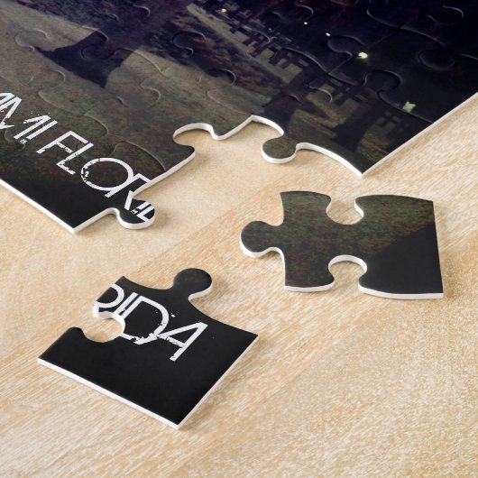 Custom Miami Florida Downtown and Harbour - Erwach Puzzle (Seite)