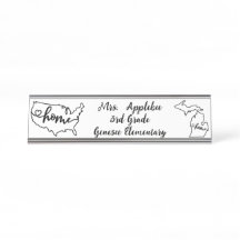 Custom Michigan Staat US Zuhause Line Art