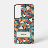 Custom Mid-Century Geometric Phone Case - Samsung Galaxy Hülle (Rückseite)