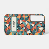 Custom Mid-Century Geometric Phone Case - Samsung Galaxy Hülle (Rückseite (Horizontal))