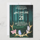 Custom Midsommer Nights Dream 21. Geburtstag Einladung (Vorderseite)