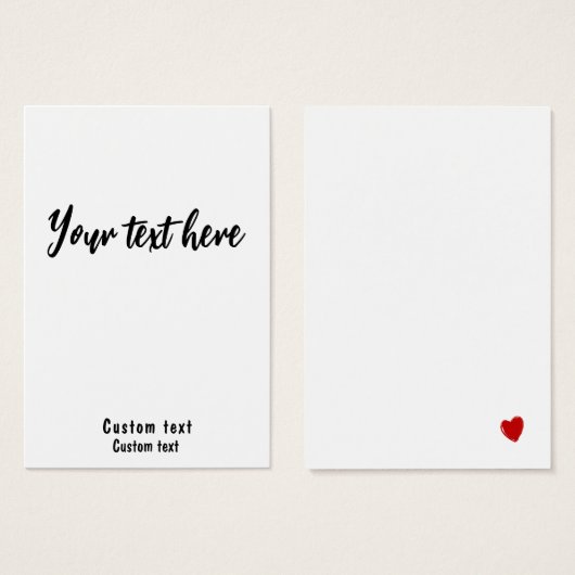 Custom Mightny Business Card 3.5 x 2.5 (Vorne & Hinten)