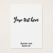 Custom Mightny Business Card 3.5 x 2.5 (Vorderseite)