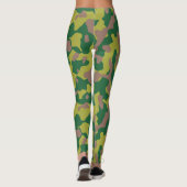 Custom Military Camouflage Style 1 Leggings (Rückseite)