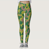 Custom Military Camouflage Style 1 Leggings (Vorderseite)