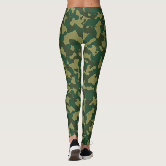 Custom Military Camouflage Style 2 Leggings (Rückseite)