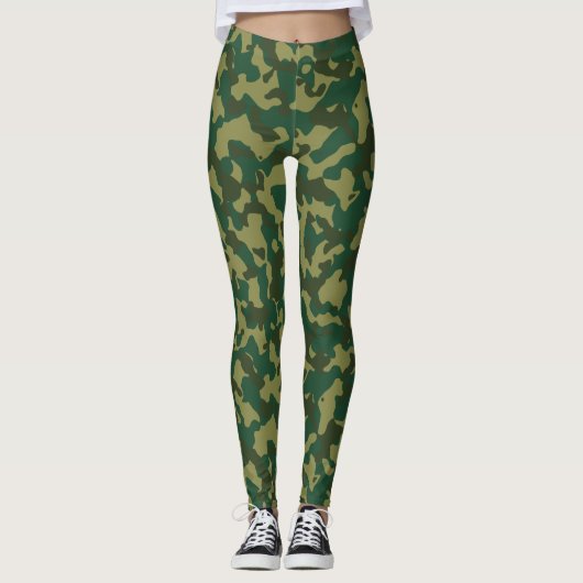 Custom Military Camouflage Style 2 Leggings (Vorderseite)