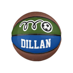 Custom Mini Basketball mit kleines Fußballlogo