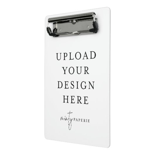 Custom Mini Clipboard 9"x6" Klemmbrett (Gewinkelt2)