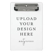 Custom Mini Clipboard 9"x6" Klemmbrett (Vorderseite)