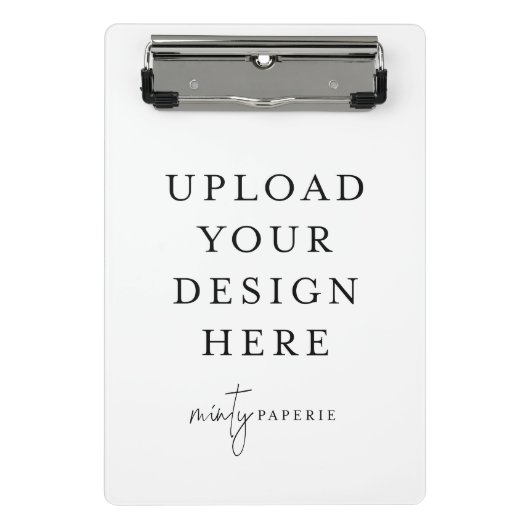 Custom Mini Clipboard 9"x6" Klemmbrett (Vorderseite)