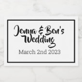 Custom MIni Sparkling Wine label Schaumweinetikett (Einzelnes Label)