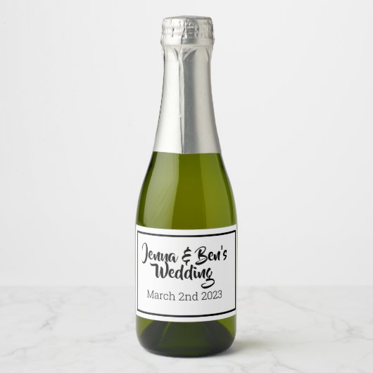 Custom MIni Sparkling Wine label Schaumweinetikett (Vorderseite)