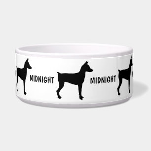 Custom Miniature Pinscher Dog Bowl Napf