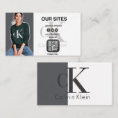 custom Minimal Business Card with QR Code – Modern Visitenkarte (Vorne/Hinten)