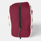 Custom Minimal Indian Floral Block Print Style Waschbeutel (Rechts)