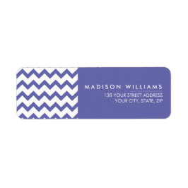 Custom Minimal Modern Zigzag Label
