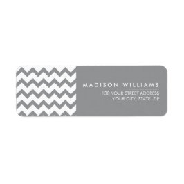 Custom Minimal Modern Zigzag Label