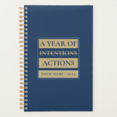 Custom Minimal Planner with Name, Year & Title Planer (Vorderseite)