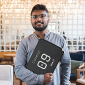 Custom Minimalist American Athlete Monochromatic  Laptopschutzhülle