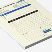 Custom Minimalist Business Invoice Sales Receipt Notizblock