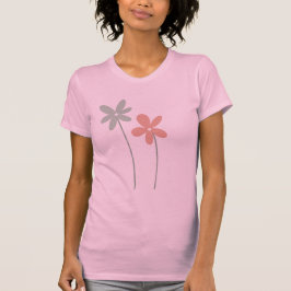 Custom Minimalist Floral Sketch T-Shirt – Modern
