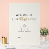 Custom Minimalist Housewarming Poster (Hochzeit)
