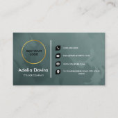 Custom Minimalist Logo for Business Logo Design Visitenkarte (Vorderseite)