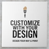 Custom Minimalist Personalized Company Branded  Fliese