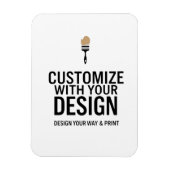 Custom Minimalist Personalized Company Branded  Magnet (Vertikal)
