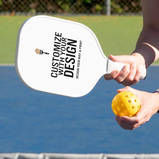 Custom Minimalist Personalized Company Branded Pickleball Schläger