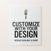 Custom Minimalist Personalized Company Branded Puzzle (Vertikal)