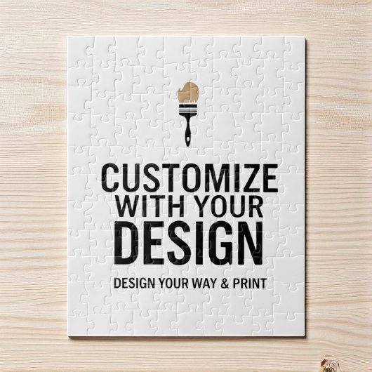 Custom Minimalist Personalized Company Branded Puzzle