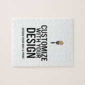 Custom Minimalist Personalized Company Branded Puzzle (Horizontal)