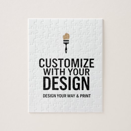 Custom Minimalist Personalized Company Branded  Puzzle (Vertikal)