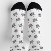 Custom Minimalist Personalized Company Branded  Socken (Oben)