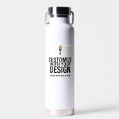 Custom Minimalist Personalized Company Branded Trinkflasche (Vorne)