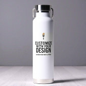 Custom Minimalist Personalized Company Branded  Trinkflasche