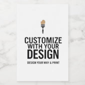 Custom Minimalist Personalized Company Branded  Weinetikett (Einzelnes Label)